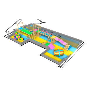 Nuovo Stile di <span class=keywords><strong>Parco</strong></span> <span class=keywords><strong>Giochi</strong></span> per Bambini, Attrezzatura Portatile per <span class=keywords><strong>Giochi</strong></span> Morbidi con Zip Line, Vendita Calda - Product Image 2