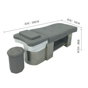 Cama de Masaje Tailandés con Marco de Madera Maciza, Tamaño y Color Personalizables, para Salones de Belleza y Barberías, Multifuncional, Estilo Japonés - Product Image 1