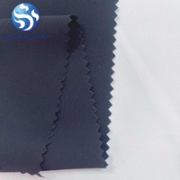 Tissu Jersey 100% Polyester Imperméable Mat à Trame Torsadée Effet Soie Protéinée, Poids Moyen, Élastique Mécanique, Idéal pour Vêtements - Vente Chaude