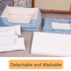 Beirui Designer Plüsch Hund Katze Haustier Betten Komfortable Memory Foam Wasch bar Umwelt freundlich Kunst pelz Luxus Warmes Bett für Haustiere - Product Image 5