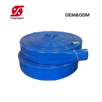 Tuyau de drainage plat en PVC pour l'agriculture, livraison rapide, pour l'irrigation goutte à goutte et le transport d'eau