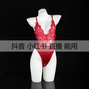 Sexy Deep V <b>Lace</b> See Through Bodysuit Women's Hollowed Out Jumpsuit <b>White</b> 9130 - Product Image 5