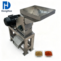 Broyeur à marteaux industriel en acier inoxydable Donghao, refroidissement par eau, anti-explosion, pour la transformation alimentaire, multifonctionnel, 3-15 kW