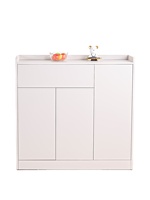 Meuble à chaussures en MDF avec compartiment caché, pour usage domestique, entrée intérieure, étagère à chaussures de luxe léger, 5 niveaux, grande capacité, tout-en-un