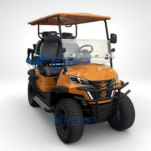 รถกอล์ฟ 4x4 4 ที่นั่ง ยี่ห้อ รถไฟฟ้า สำหรับรับรองแขกในโรงแรมและสนามบิน ผลิตที่เหอหนาน รถกอล์ฟ - Product Image 5
