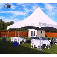 Tente de réception gonflable portable, mobile, personnalisable, robuste, pour mariage, salon professionnel, dôme hexagonal, sac de transport, coupe-vent, imperméable