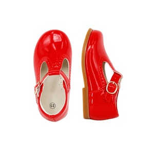 Choozii Casual di Lusso di Tendenza Piccoli Pattini Delle Ragazze Della Principessa Partito Rosso Mary Jane Scarpe - Product Image 1