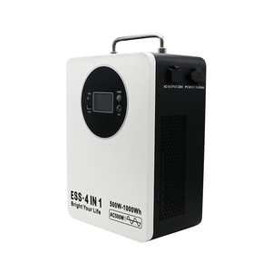 สถานีไฟฟ้าพกพาแบบเรียงซ้อนได้ 300W-1000W ความจุ 896Wh/1004.8Wh/2009.6Wh คลื่นไซน์บริสุทธิ์ LiFePO4 เครื่องกำเนิดพลังงานแสงอาทิตย์ MPPT UPS พร้อมหน้าจอ LCD - Product Image 4