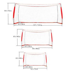 Portería <span class=keywords><strong>de</strong></span> fútbol portátil con marco <span class=keywords><strong>de</strong></span> lazo, <span class=keywords><strong>Red</strong></span> <span class=keywords><strong>de</strong></span> fútbol con bolsa <span class=keywords><strong>de</strong></span> transporte, portería <span class=keywords><strong>de</strong></span> fútbol interior y exterior para práctica <span class=keywords><strong>de</strong></span> campo en patio trasero - Product Image 6