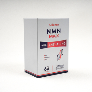Boîte d'emballage de luxe personnalisée pour compléments alimentaires, style <span class=keywords><strong>livre</strong></span>, fermeture magnétique à rabat, boîte cadeau rigide avec insert en mousse - Product Image 4
