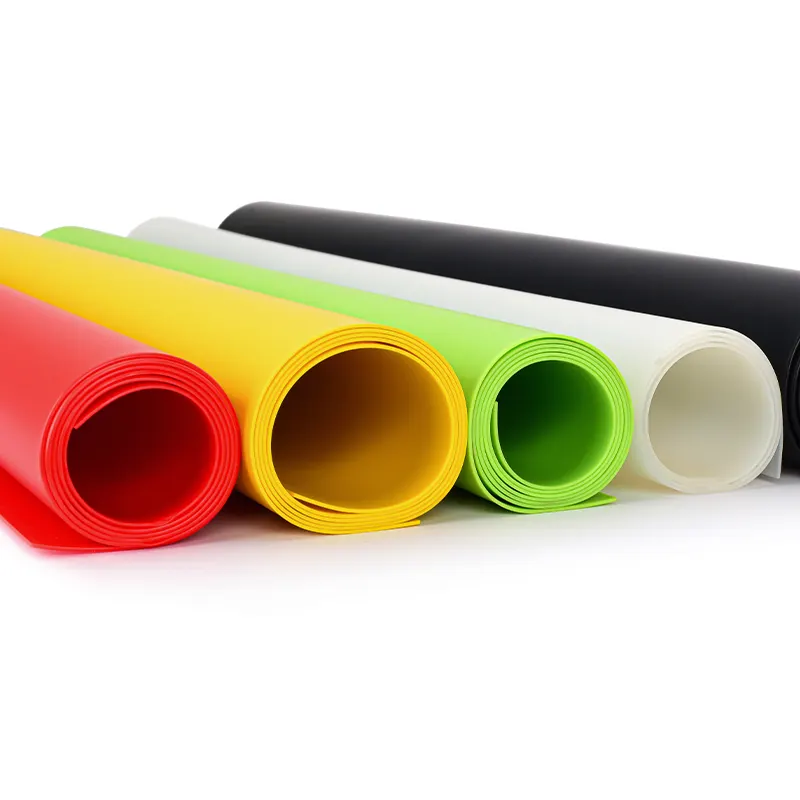 0.3mm 0.5mm 0.8mm 1mm 1.5mm 2mm 2.5mm 3mm 4mm 5mm High temperature resistant Silicone Rubber Sheet Roll