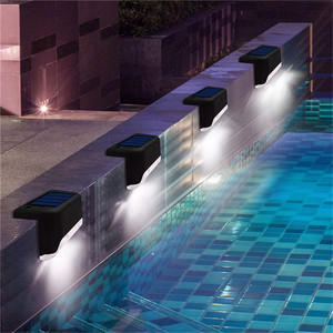 Decoraciones para jardín al aire libre, lámpara de calle, camino, valla, escalones, impermeable, luz Led Solar - Product Image 4