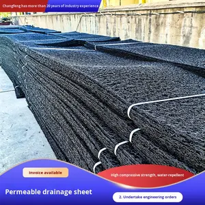 Changfeng <span class=keywords><strong>แผ่น</strong></span>ระบายน้ำพลาสติกกันน้ำสำหรับวิศวกรรมพรมหลุมฝังกลบอุโมงค์ตาข่ายระบายอากาศ5ปีดีไซน์ทันสมัย - Product Image 3