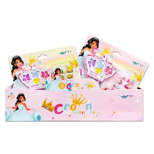 Wholesale packaging manufacturer plastic tray blister with paper card Make Up Multi-cosmetics Set Kids Makeup Toys