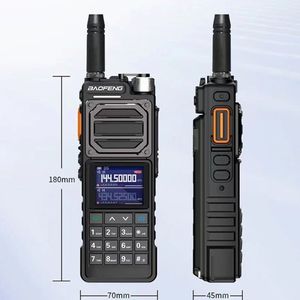 Baofeng UV-25 10W Walkie Talkie Tri ban nhạc tần số Loại-C sạc FM dài Phạm vi công suất cao ham hai cách phát thanh 999 kênh - Product Image 5