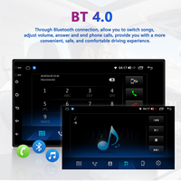 LODARK L1Pro 7 pouces, GPS de navigation automobile universel Android 12, processeur quadricœur, 2+32 Go, écran tactile IPS, DSP, CarPlay sans fil