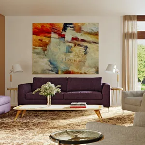 Canapé nordique modulaire de haute qualité meubles de salon familial causeuse en plumes canapé rouge foncé pour la maison