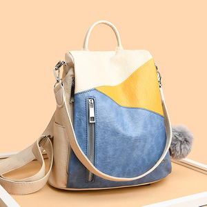 Nieuwe rugzak van hoge kwaliteit pu lederen rugzak dames schoudertassen reisrugzak schooltassen voor meisjes rugzak mochila sac - Product Image 1