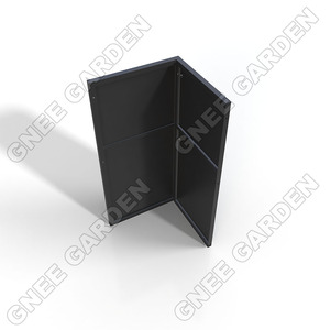 Resistente a la intemperie hogar centro comercial paisaje jardín al aire libre maceta de acero gran maceta de Metal Rectangular - Product Image 5