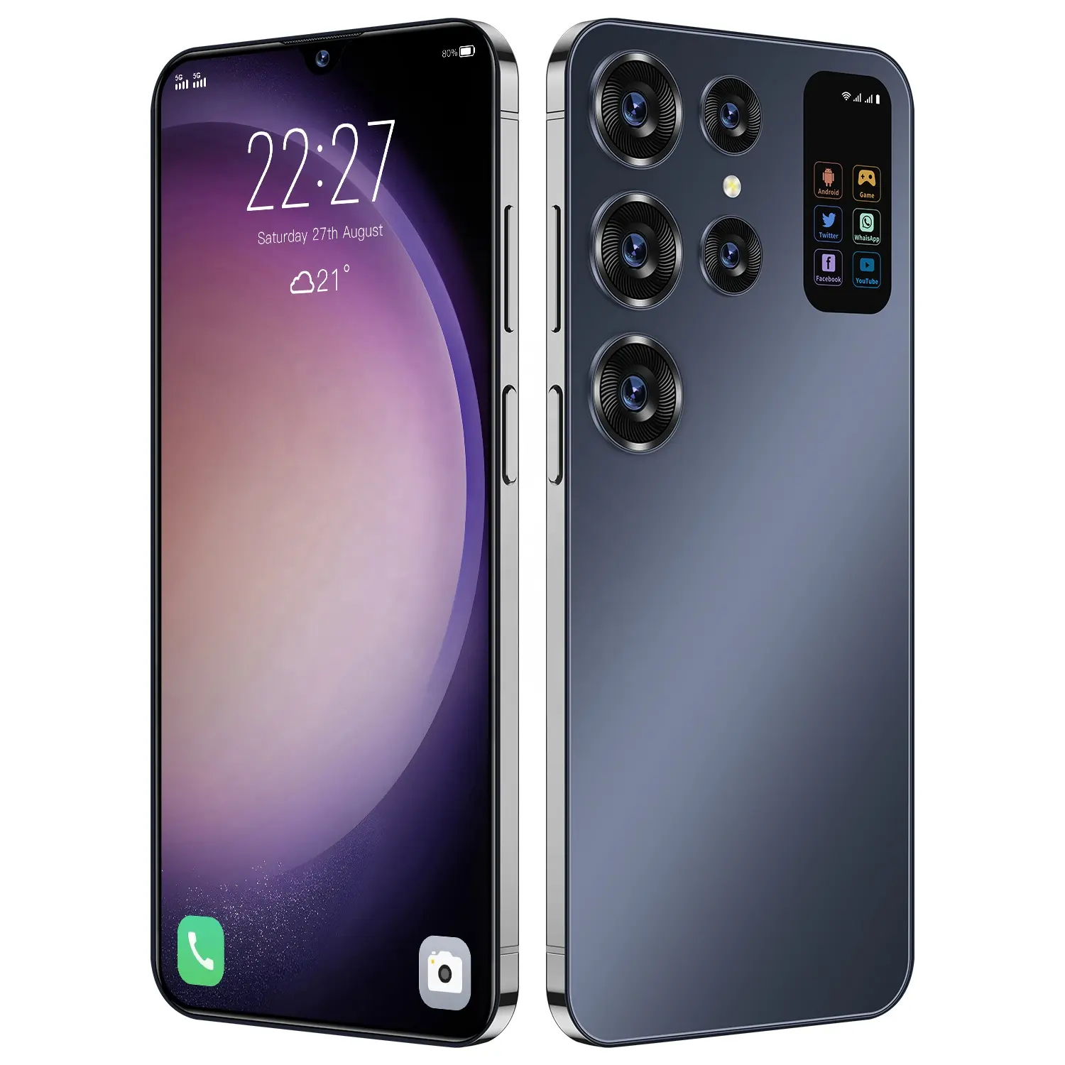 2024 تصميم جديد S24 الترا+ 5G هاتف خلوي محمول 16 جيجا بايت+ 1 تيرابايت ذاكرة ضخمة أندرويد 13 الأكثر مبيعا S فول 24 هاتف ذكي