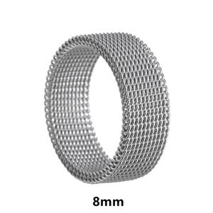 <span class=keywords><strong>Anillo</strong></span> Giratorio Antiestrés para <span class=keywords><strong>Hombre</strong></span>, Chapado al por Mayor, <span class=keywords><strong>Anillo</strong></span> de Joyería de Cadena de Malla Moderno, Anillos de Acero Inoxidable para <span class=keywords><strong>Hombre</strong></span> y Mujer - Product Image 5