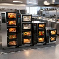 Four à convection électrique industriel TRUELEN à 20 plateaux, commande tactile, robuste, pour les grandes boulangeries, usage commercial, 1 an de garantie