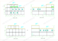 Maison mobile en conteneur facile à installer Maison modulaire en conteneur Maisons préfabriquées pour hôpital