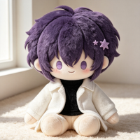 Peluche personnalisée de personnage de dessin animé, design original, en polyester imprimé, jouet en peluche doux, cadeau promotionnel pour enfants