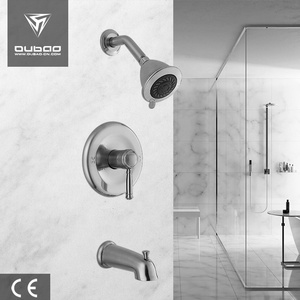 Wall Mounted Hot and Cold Water Bath Concealed Shower Mixer with <strong>Diverter</strong> - Product Image 5