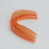 Protège-dents de sport en EVA de qualité alimentaire en gros, accessoires de boxe, protection dentaire, couleur et logo personnalisés, tailles L/M