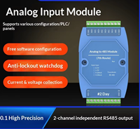 Module d'entrée analogique 7/8 canaux, acquisition de données de courant et de tension, convertisseur Modbus 420 mA RS-485, fabriqué en Chine continentale