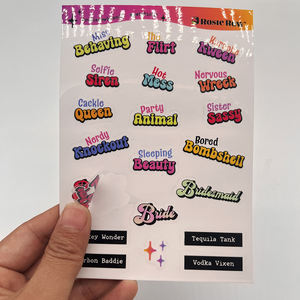 מדבקות ויניל עמידות למים עם לוגו בהתאמה אישית, עיצוב מצויר, דקורטיביות, חיתוך נשיקה, מדבקות בהתאמה אישית - Product Image 6