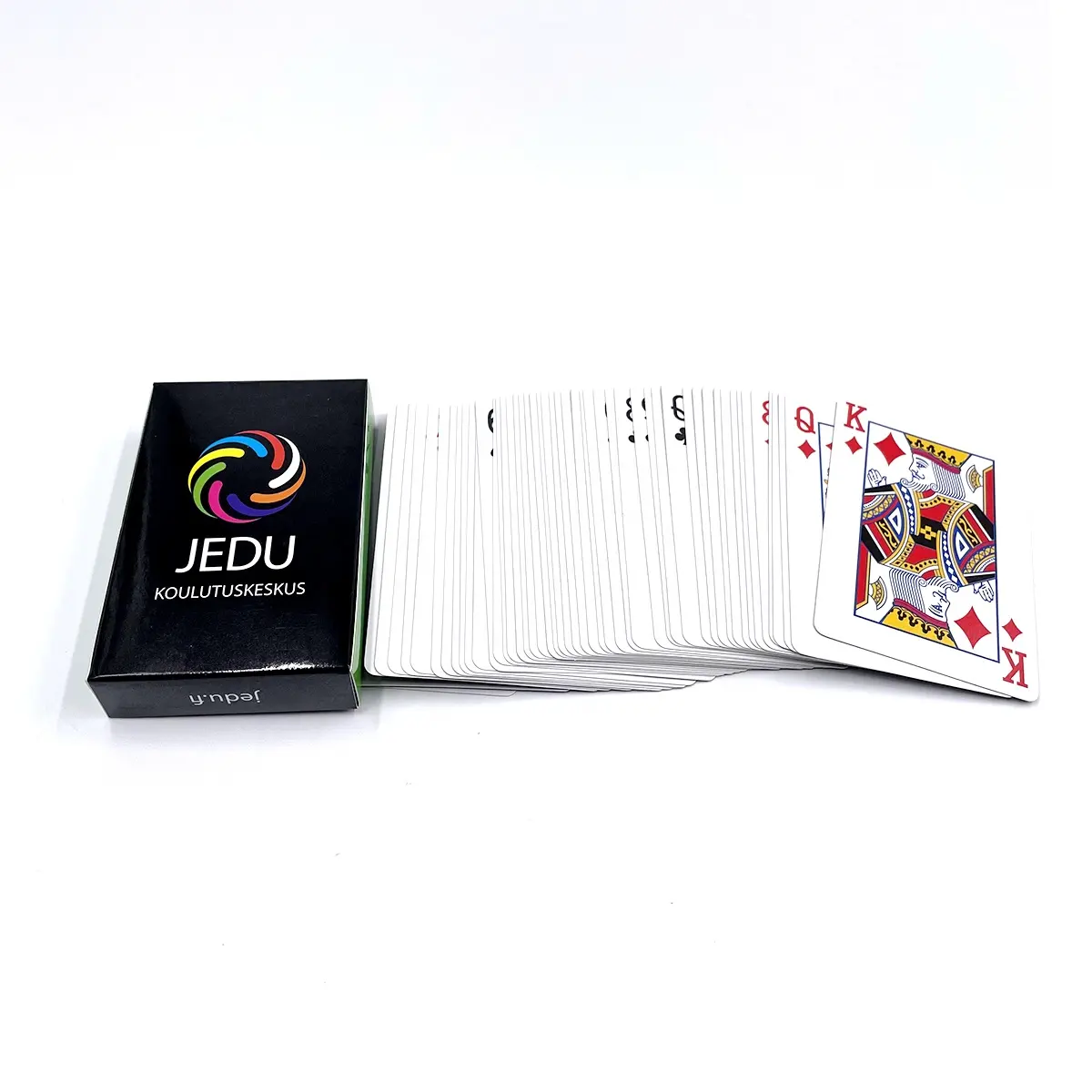 Cartes de jeu en papier, Logo imprimé personnalisé, bon marché, 20 pièces