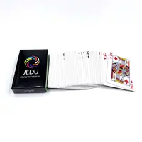 Cartas de juego de póker, cartas de publicidad personalizadas, venta directa de fábrica