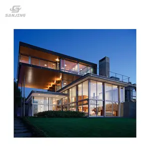 parametric glass facade house aluminum double glass with curtain wall for home storefront glass wall to wall windows