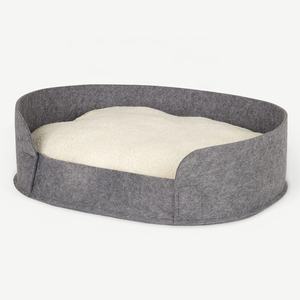 2025 Cama de gato cómoda de fieltro redondo más vendida con cojín lavable - Product Image 6