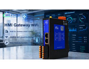 เกตเวย์ IoT WiFi Milesgo HMI2004-A9-WiFi Modbus, BACnet to BACnet IP, Modbus TCP, <span class=keywords><strong>OPC</strong></span> <span class=keywords><strong>UA</strong></span>, MQTT, ระบบ BA, การรวบรวมข้อมูล IOT - Product Image 1