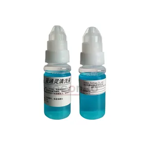 Liquide de nettoyage bleu 70ml Lan Tong Ling à bas prix pour têtes d'impression Epson DX5/DX6/DX7/5113