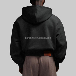 เสื้อฮู้ดแขนยาวโอเวอร์ไซส์ผ้าคอตตอนมีฮู้ดโอเวอร์ไซส์ออกแบบได้ตามที่ต้องการสำหรับทุกเพศ - Product Image 2