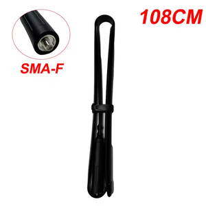 Antena Táctica Plegable de Doble Banda VHF/UHF 144/430Mhz de 124cm/48.8 Pulgadas con Conector Gooseneck para <span class=keywords><strong>BaoFeng</strong></span> UV-5R <span class=keywords><strong>UV9R</strong></span> UV-9R <span class=keywords><strong>PLUS</strong></span> - Product Image 5
