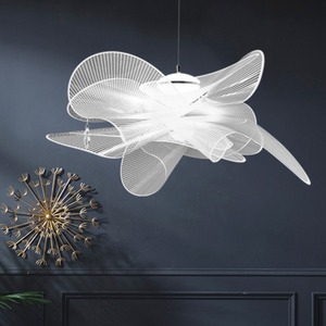 Minimalist Creative Mesh Crystal Chandelier French Italian Designer Pendant <b>Lights</b> for Living <b>Dining</b> Decorative Art Lighting - Product Image 3