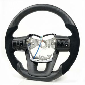 Volante de Fibra de Carbono Real TDD Compatible con Toyota Sport, Estilo Racing en Forma de D, Personalizable - Product Image 1