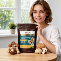 Mélange de poudres de champignons certifiées et testées par des tiers, qualité alimentaire, extrait végétal, matière première pour la préparation de préparations alimentaires