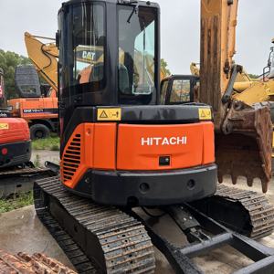 Mini pelleteuse Hitachi ZX50U d'occasion, poids en état de fonctionnement de 5.33 tonnes, avec boîte de vitesses, PLC Core Components - Product Image 1