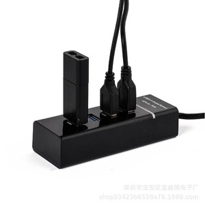 Hub USB 3.0 de 4 puertos, transferencia de datos a gran velocidad con indicador LED para expansión de computadora - Product Image 3