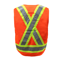 Gilet de sécurité réfléchissant haute visibilité pour hommes pour l'ingénierie du contrôle du trafic de construction de sécurité-Logo personnalisable VE11