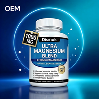 Capsules de magnésium complexe pour femmes, 90 capsules, soutien immunitaire, formule personnalisée, vente en gros, fabrication GMP, marque privée OEM