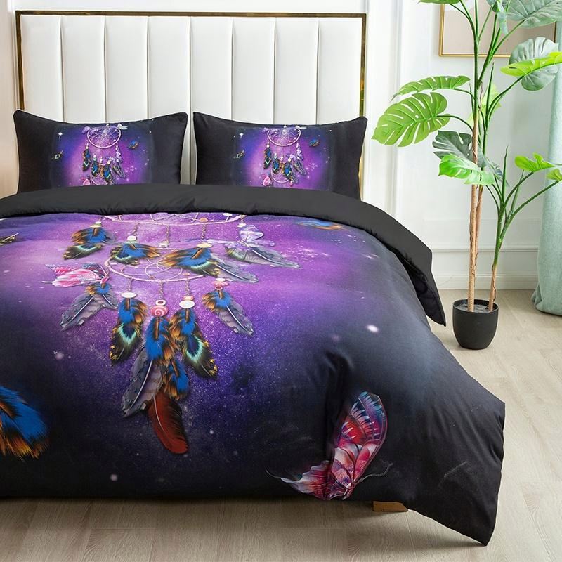 Домашний текстиль, Королевский размер, стеганое постельное белье из микрофибры, комплект пододеяльников