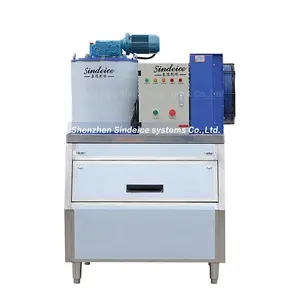 New Arrival 300kgs per day flake ice making machine for supermarket fish/freshfood/seafood/meat cooling