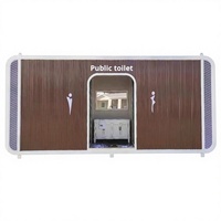 Toilettes mobiles Jiaxin Urban intégrées, grandes, extérieures, publiques, écologiques, en métal, pour zones touristiques, garantie 1 an